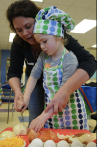 teaching kids to cook